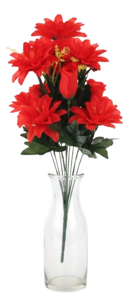 RAMO FLORAL DECORATIVO ARTIFICIAL ORNAMENTAL FRESCURA JHN - 3