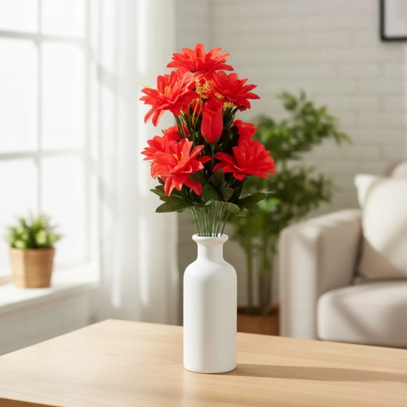 RAMO FLORAL DECORATIVO ARTIFICIAL ORNAMENTAL FRESCURA JHN - 9