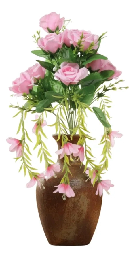 SET 2 RAMO ARTIFICIAL ROSAS DISEÑO CAIDA ORNAMENTAL JHN - 3