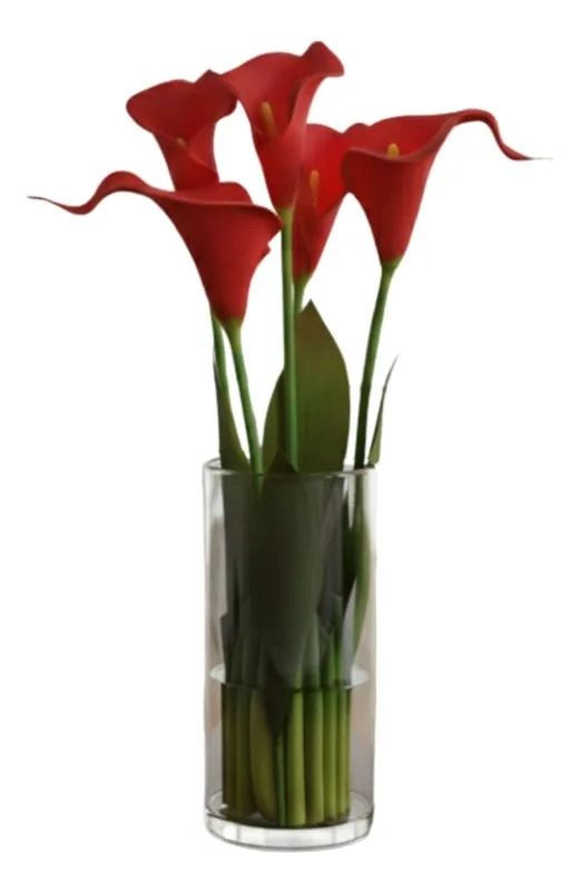 ARREGLO FLORAL ADORNO ARTIFICIAL CALAS DECORATIVAS HOGAR JHN - 3