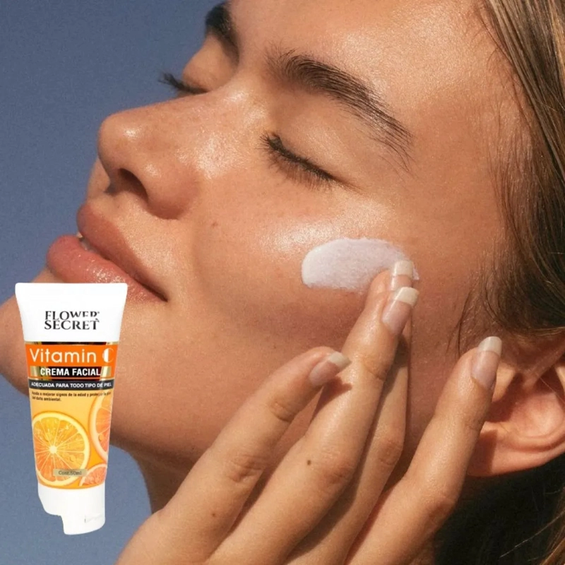 SET 2 CREMAS FACIAL VITAMINA C ANTIOXIDANTE BELLEZA LAU - 1