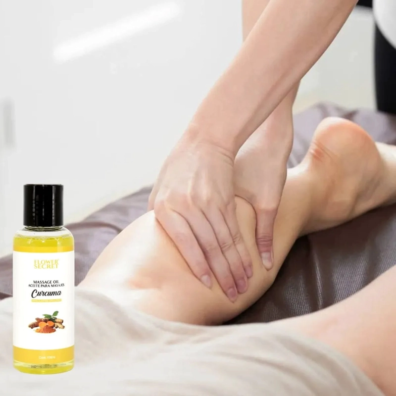 SET 3 ACEITES PARA MASAJES DE CURCUMA 100 ML NUTRE CALMA LAU - 8