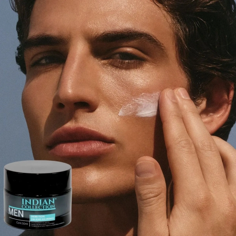 CREMA FACIAL DE HOMBRE ACIDO HIALURONICO HIDRATA LAU - 5