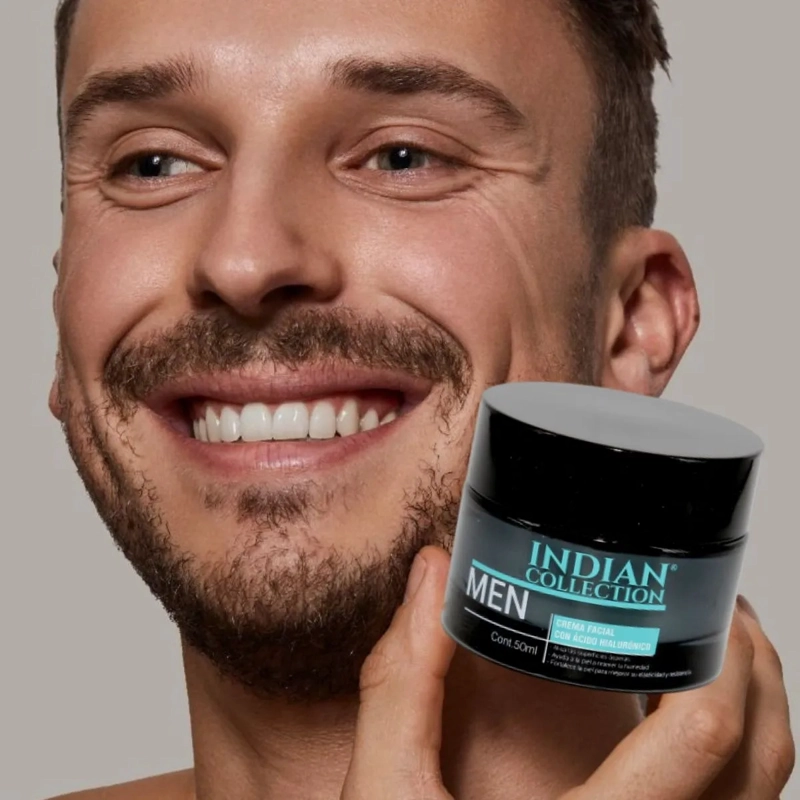 CREMA FACIAL DE HOMBRE ACIDO HIALURONICO HIDRATA LAU - 6