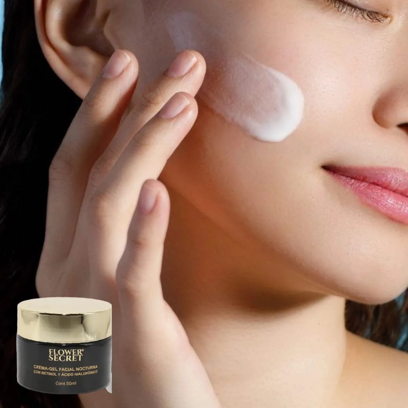 CREMA FACIAL GEL NOCTURNA RETINOL ACIDO HIALURONICO LAU - 1