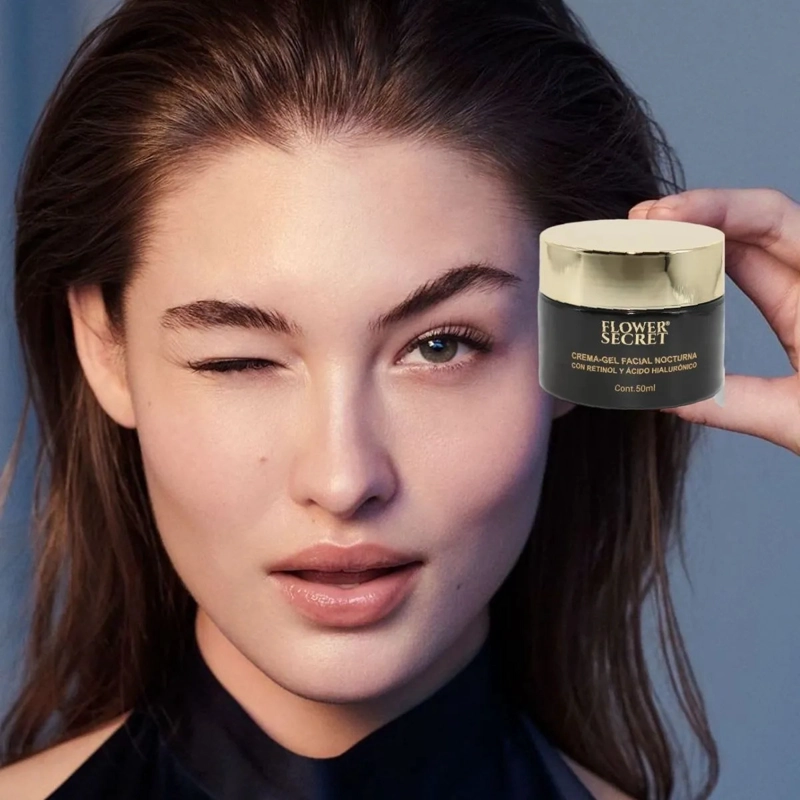 CREMA FACIAL GEL NOCTURNA RETINOL ACIDO HIALURONICO LAU - 3