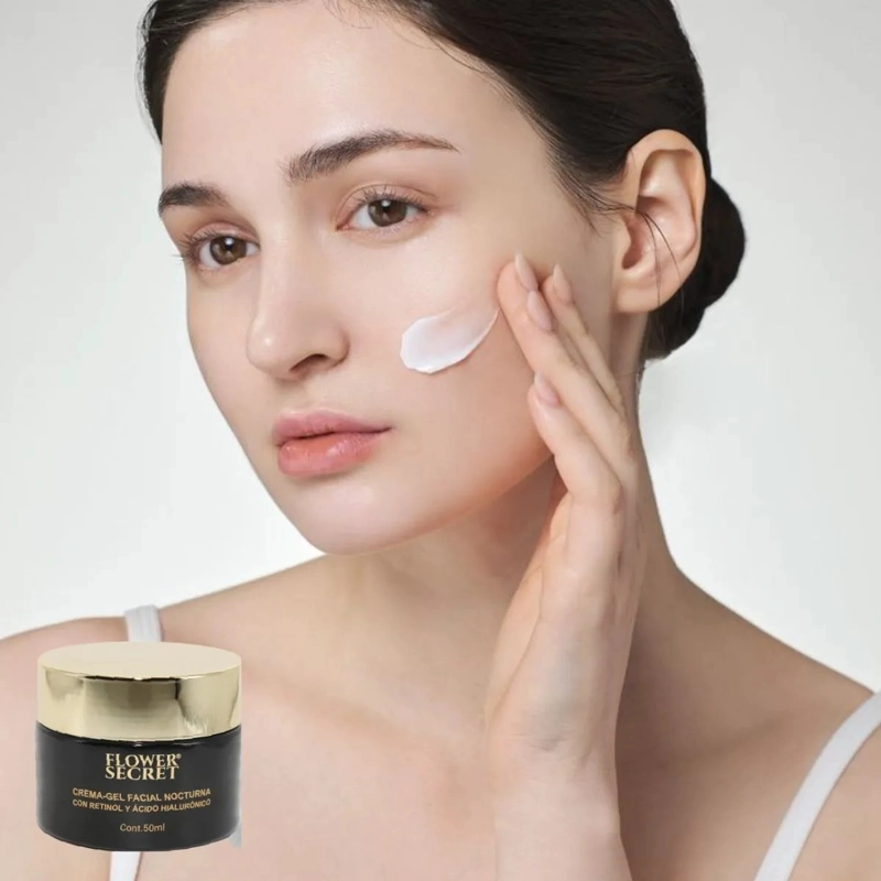 CREMA FACIAL GEL NOCTURNA RETINOL ACIDO HIALURONICO LAU - 4
