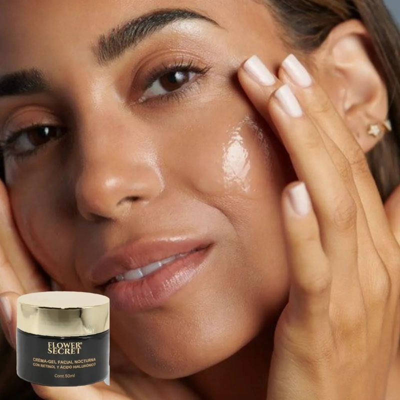 CREMA FACIAL GEL NOCTURNA RETINOL ACIDO HIALURONICO LAU - 8