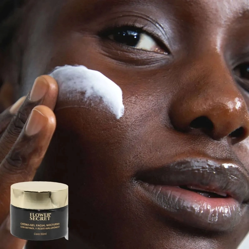 CREMA FACIAL GEL NOCTURNA RETINOL ACIDO HIALURONICO LAU - 9