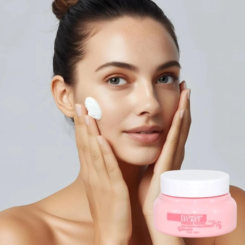 SET 2 CREMAS FACIAL ACIDO HIALURONICO SAKURA HIDRATA LAU - 1