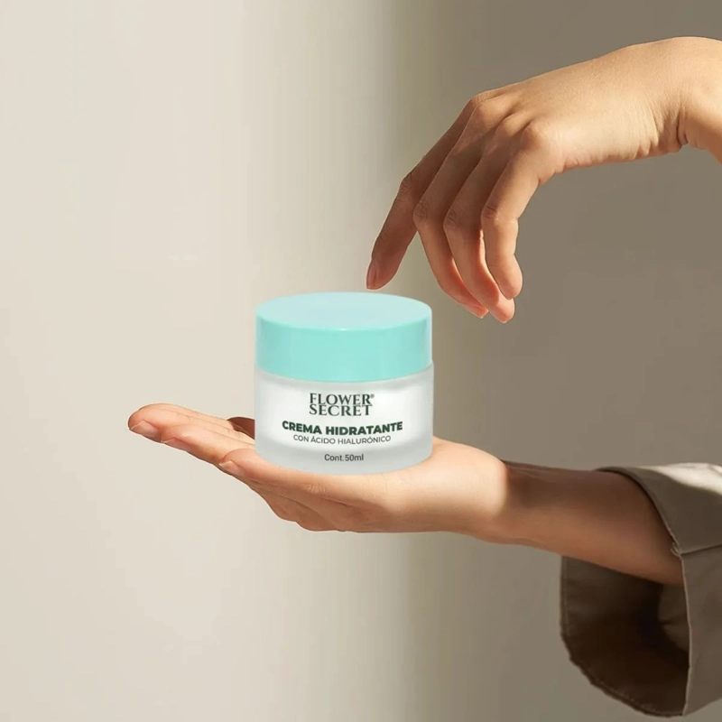 CREMA FACIAL HIDRATANTE CON ACIDO HIALURONICO BELLEZA LAU - 3