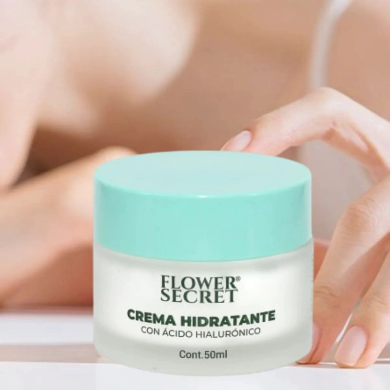 CREMA FACIAL HIDRATANTE CON ACIDO HIALURONICO BELLEZA LAU - 5