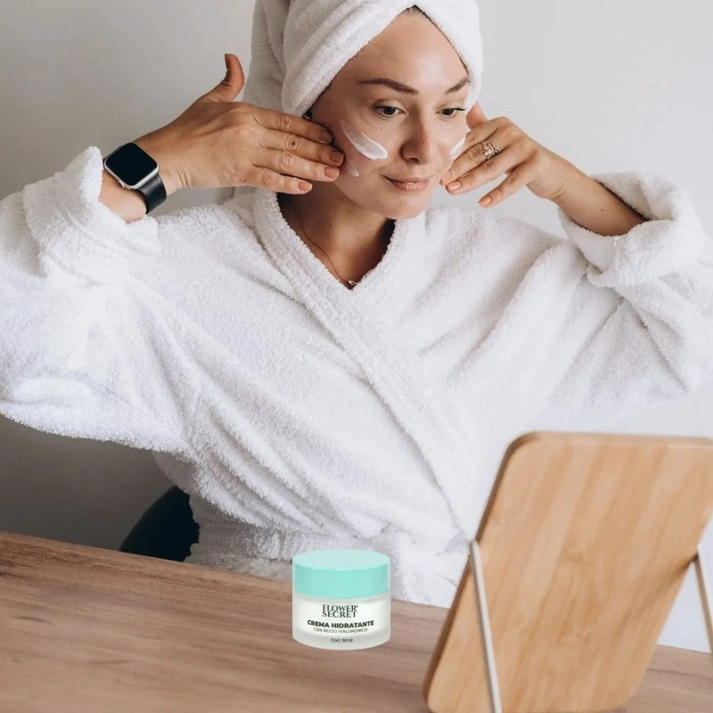 CREMA FACIAL HIDRATANTE CON ACIDO HIALURONICO BELLEZA LAU - 6