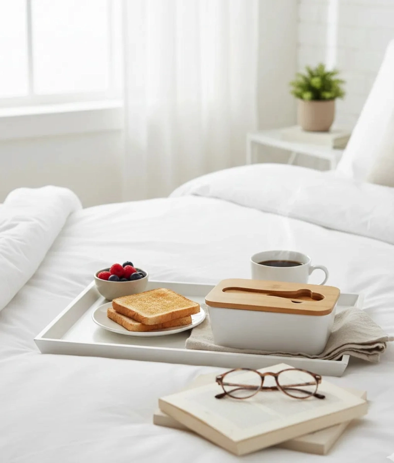 MANTEQUILLERA CONTENEDOR TAPA DISEÑO MODERNO COCINA JHN - 2