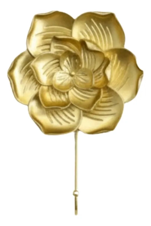 SET 3 PERCHERO PARED ADORNO DECORATIVO DISEÑO FLORAL JHN - 1