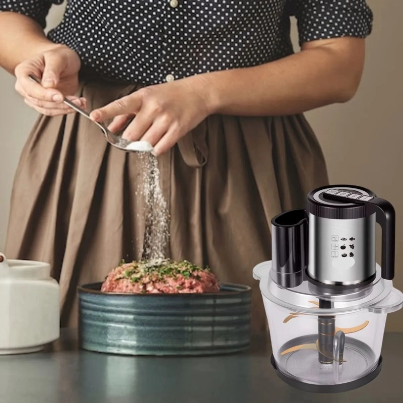 PROCESADOR DE ALIMENTOS 5EN1 DE 3L MULTIFUNCION COCINA LAU - 9