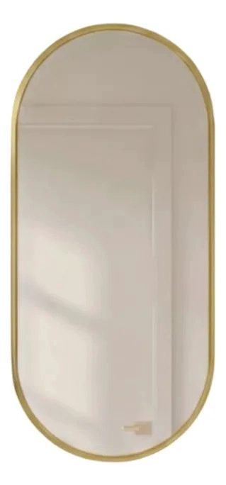 ESPEJO DECORATIVO PARED OVALADO ESTILO MINIMALISTA HOGAR JHN - 1
