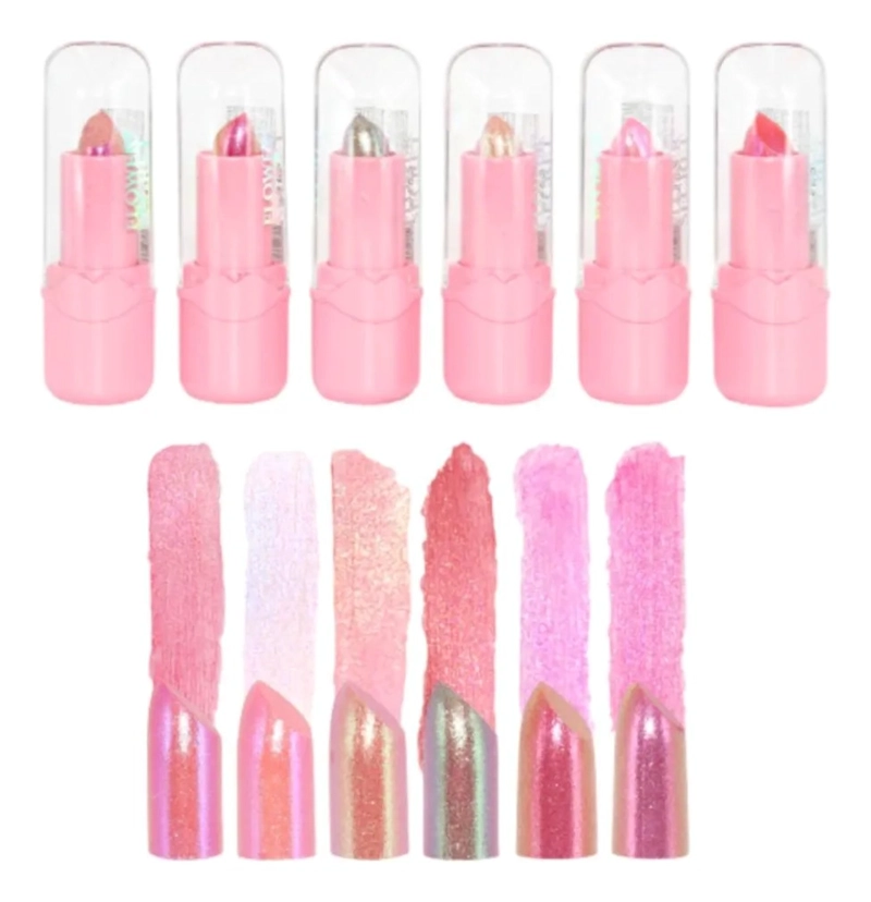 PAQ 24 LABIALES BARRA CROMADO VOLUMEN EFECTO ESPEJO ALJ - 2