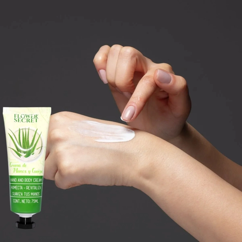 SET 6 CREMAS DE MANOS CORPORAL ALOE VERA HIDRATANTE LAU - 2