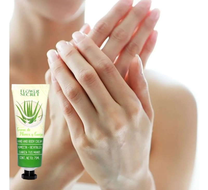 SET 6 CREMAS DE MANOS CORPORAL ALOE VERA HIDRATANTE LAU - 9