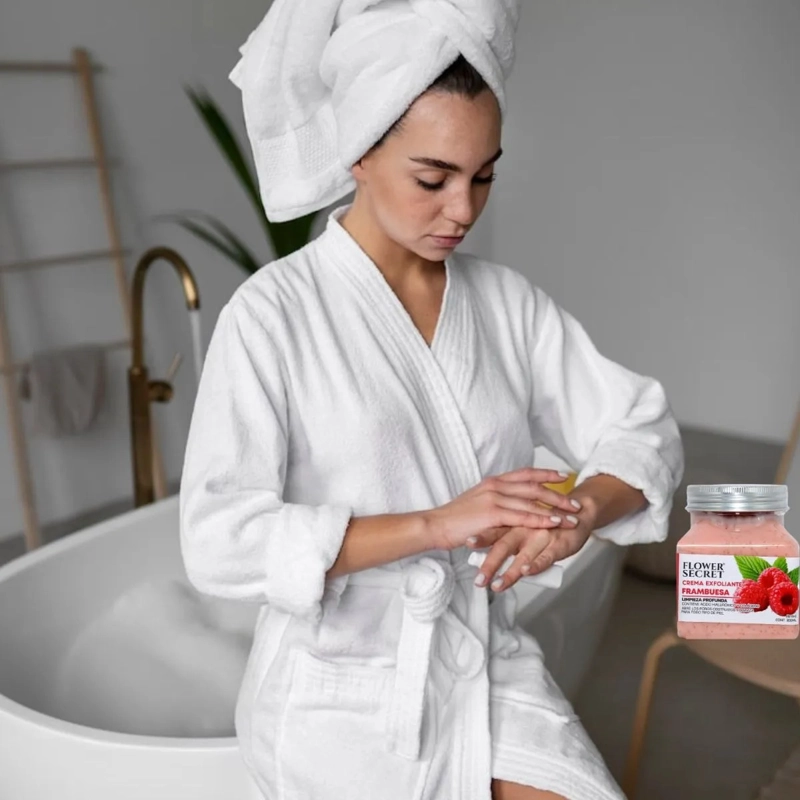 SET 3 CREMAS EXFOLIANTES NUTRICION PIEL PALTA FRAMBUESA LAU - 9