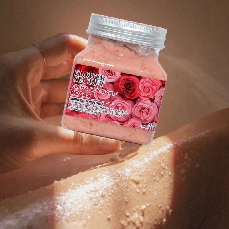 SET 3 CREMAS EXFOLIANTES CORPORAL VITAMINA C FRESAS LAU - 5