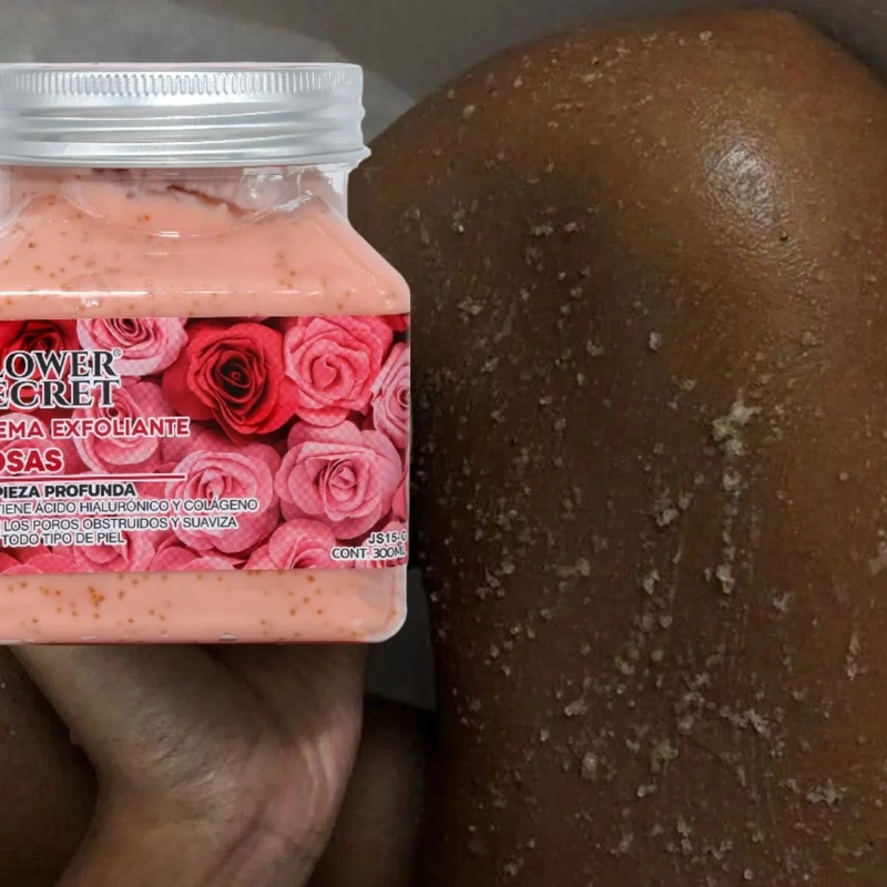 SET 3 CREMAS EXFOLIANTES CORPORAL VITAMINA C FRESAS LAU - 9