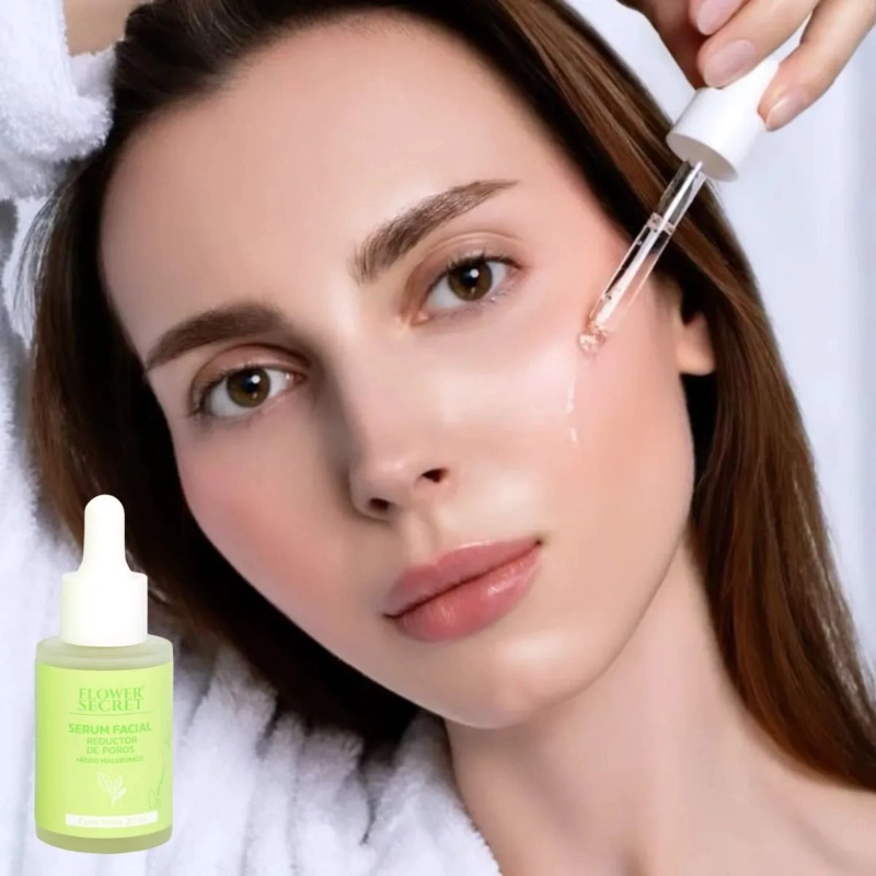 SET 3 SERUM FACIAL REDUCTOR DE POROS PURIFICAR HIDRATA LAU - 9
