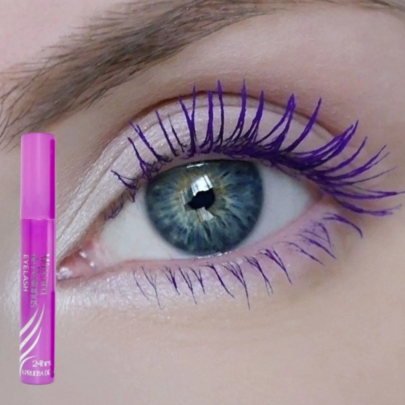 PAQ 24 MASCARAS PESTAÑAS MORADO PRUEBA AGUA VOLUMEN 24H ALJ - 9