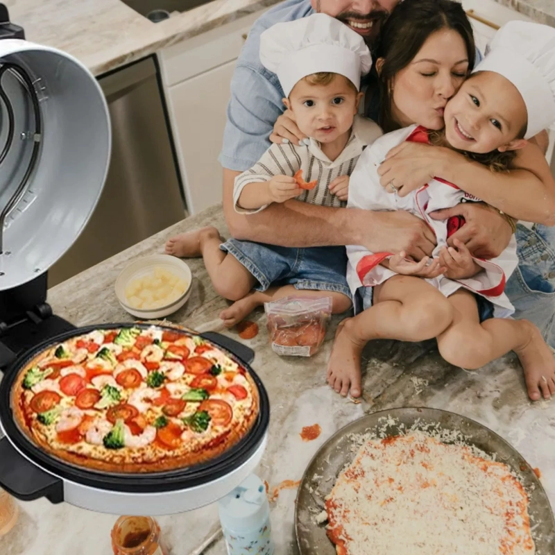 HORNO MULTIFUNCIONAL ANTIADHERENTE PIZZA SANDWICH CREPES ALJ - 10