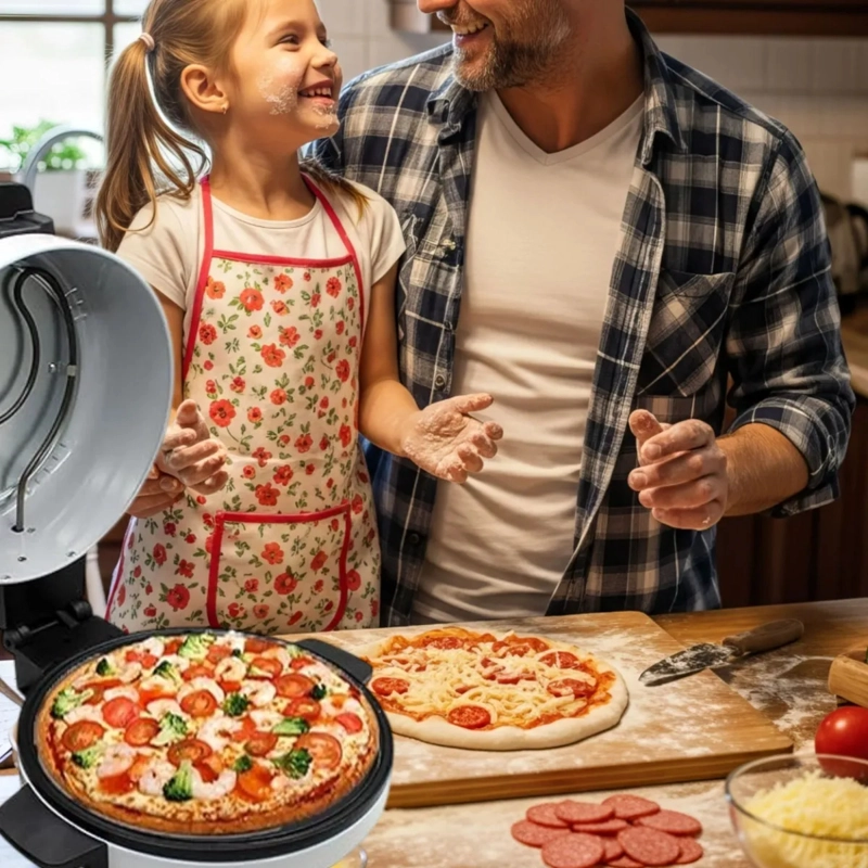 HORNO MULTIFUNCIONAL ANTIADHERENTE PIZZA SANDWICH CREPES ALJ - 2