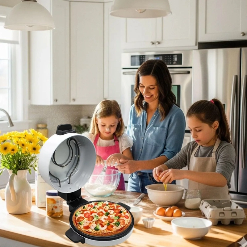 HORNO MULTIFUNCIONAL ANTIADHERENTE PIZZA SANDWICH CREPES ALJ - 3