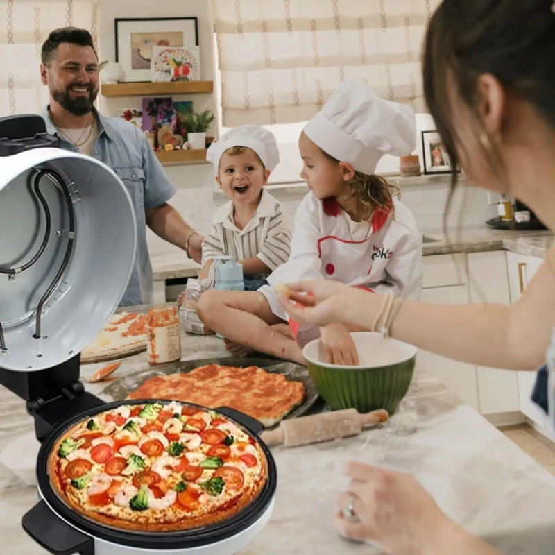 HORNO MULTIFUNCIONAL ANTIADHERENTE PIZZA SANDWICH CREPES ALJ - 5