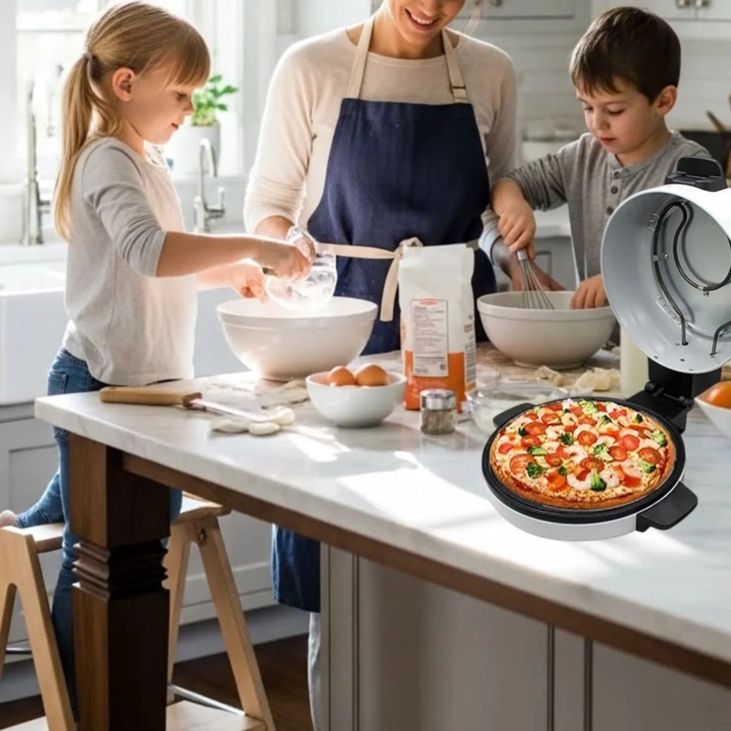 HORNO MULTIFUNCIONAL ANTIADHERENTE PIZZA SANDWICH CREPES ALJ - 7