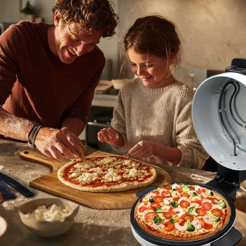 HORNO MULTIFUNCIONAL ANTIADHERENTE PIZZA SANDWICH CREPES ALJ - 8