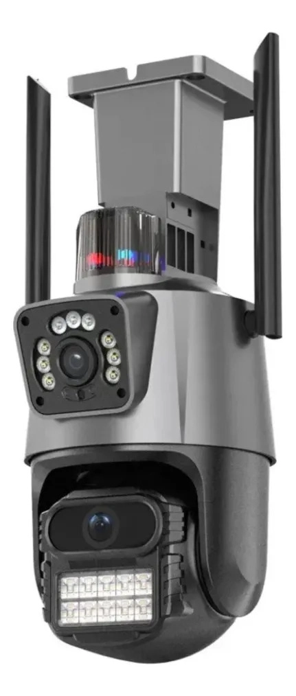 CAMARA SEGURIDAD WIFI DOBLE LENTE PTZ EXTERIOR ICSEE ALJ - 11