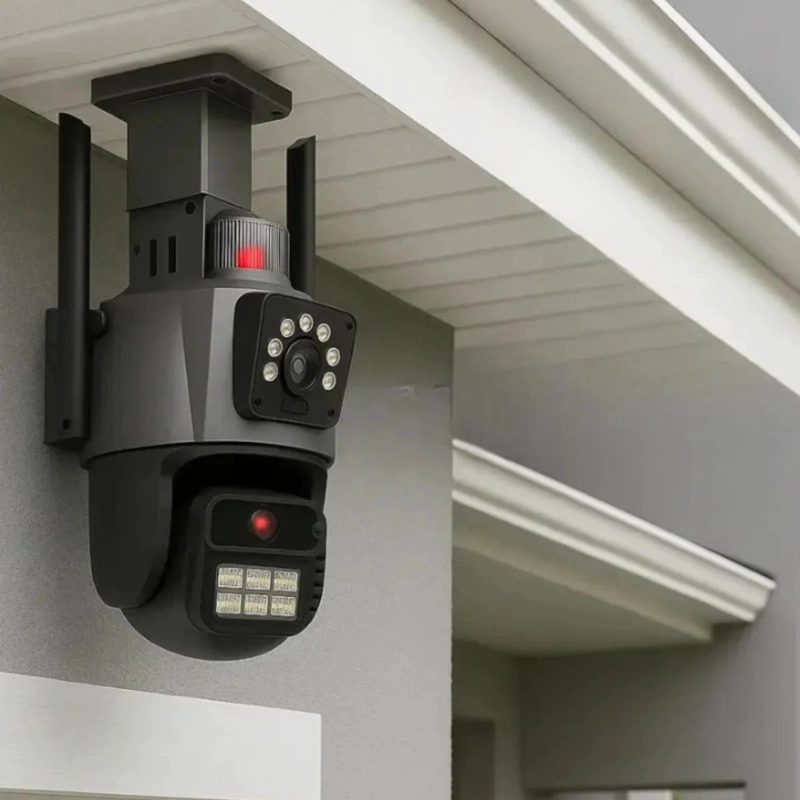 CAMARA SEGURIDAD WIFI DOBLE LENTE PTZ EXTERIOR ICSEE ALJ - 5