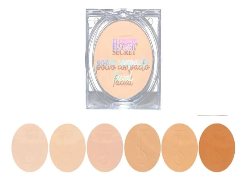 PACK 12 POLVOS COMPACTOS MATE NATURAL MAQUILLAJE LAU - 2