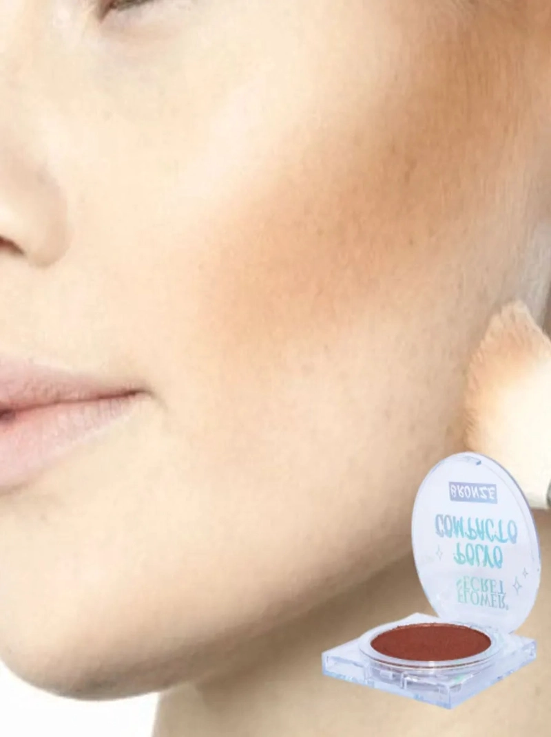 PACK 24 POLVOS COMPACTO FACIAL BRONZE ACABADO MATE LAU - 4