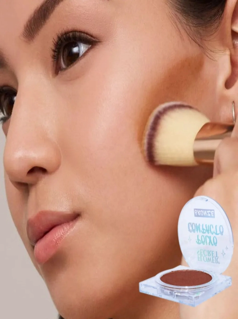 PACK 24 POLVOS COMPACTO FACIAL BRONZE ACABADO MATE LAU - 9