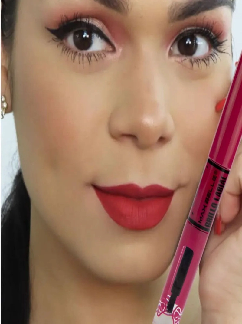 PACK 4 LABIAL MATE DUAL 2EN1 GLOSS BRILLANTE MAQUILLAJE LAU - 5