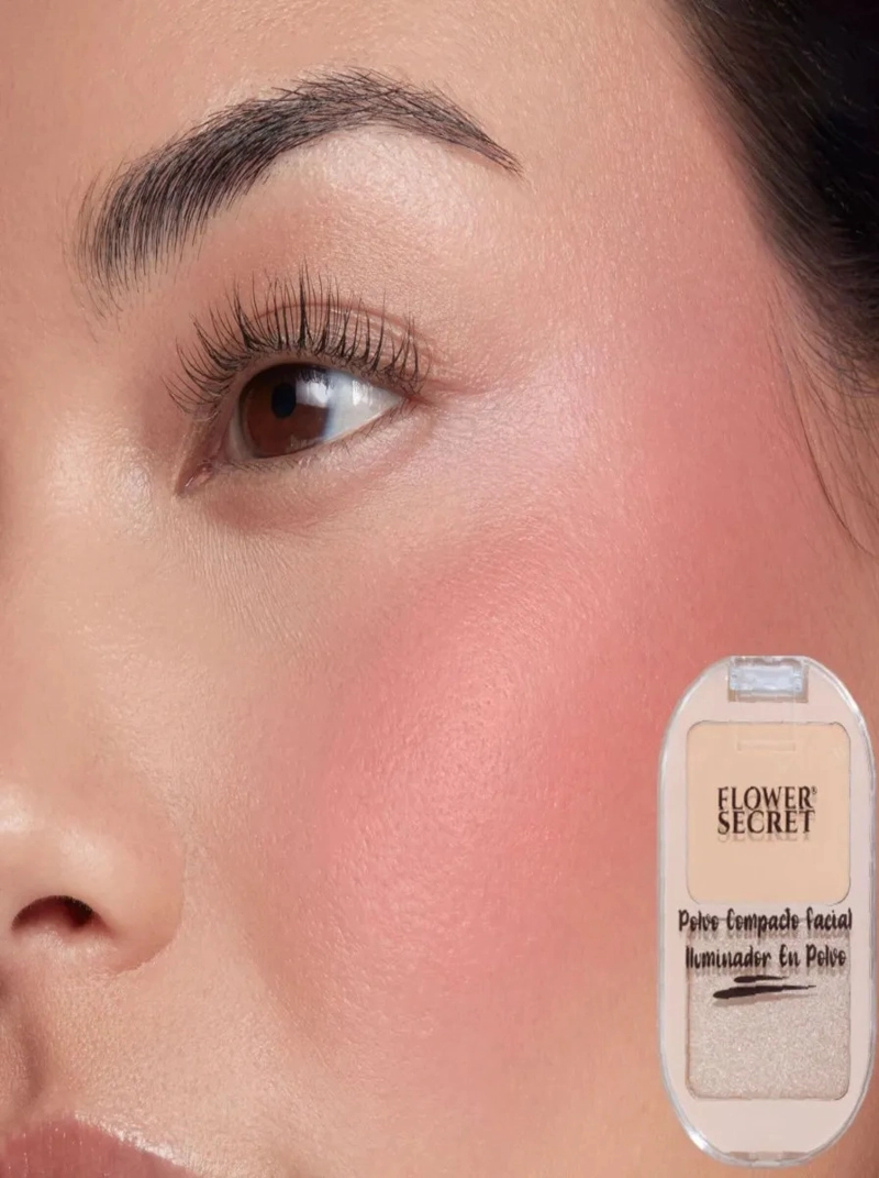 PACK 24 POLVOS COMPACTO FACIAL  + ILUMINADOR MAQUILLAJE LAU - 8