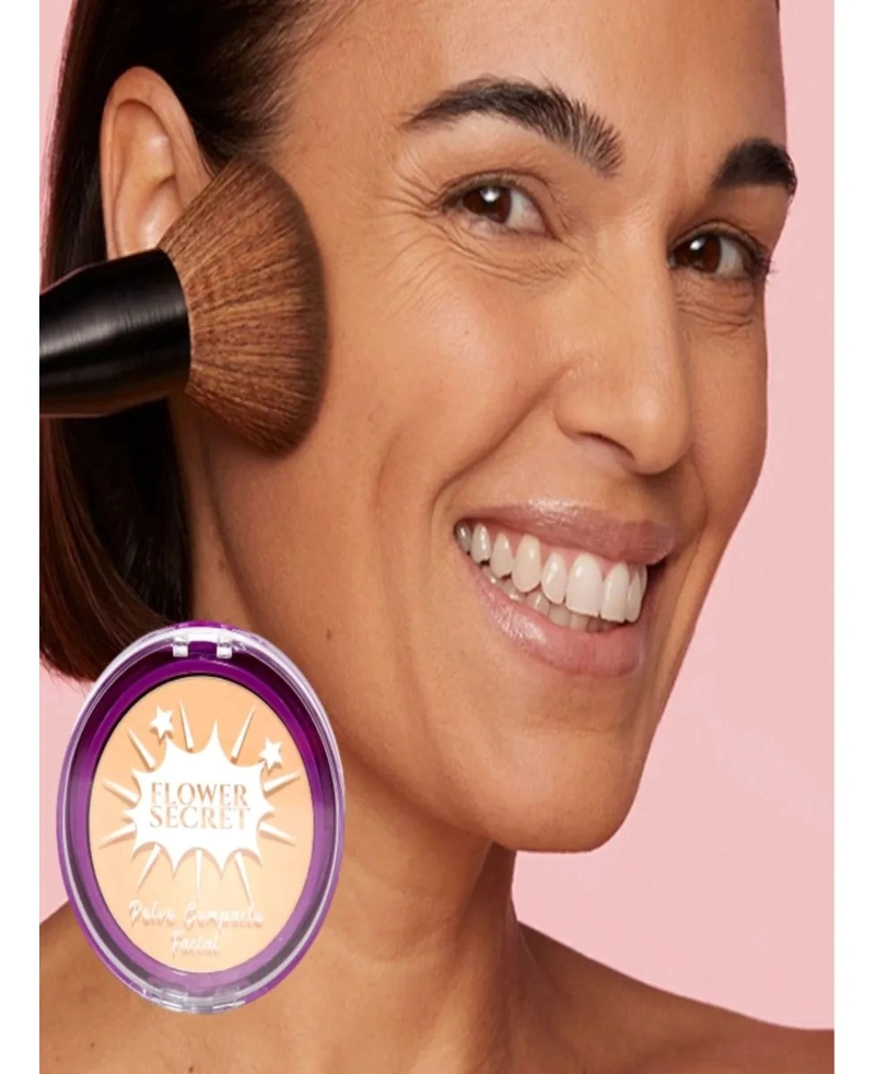PACK 12 POLVOS COMPACTO FACIAL MAQUILLAJE NATURAL LAU - 6