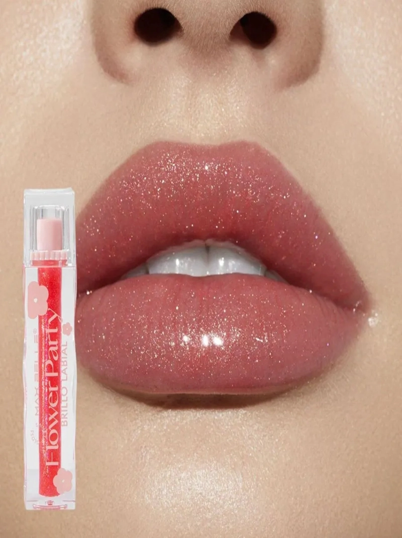PACK 3 BRILLOS LABIALES FLOWER PARTY GLOSS HIDRATA LAU - 2