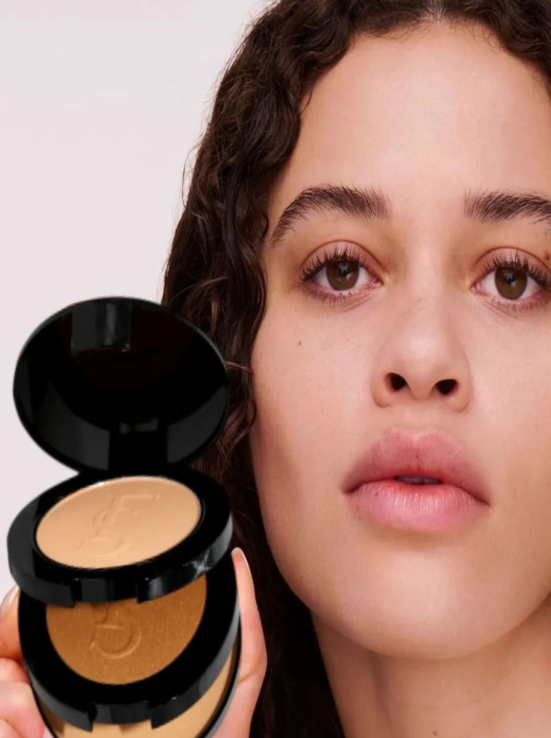 PACK 2 POLVOS COMPACTO BASE E ILUMINADOR 3EN1 MAQUILLAJE LAU - 10