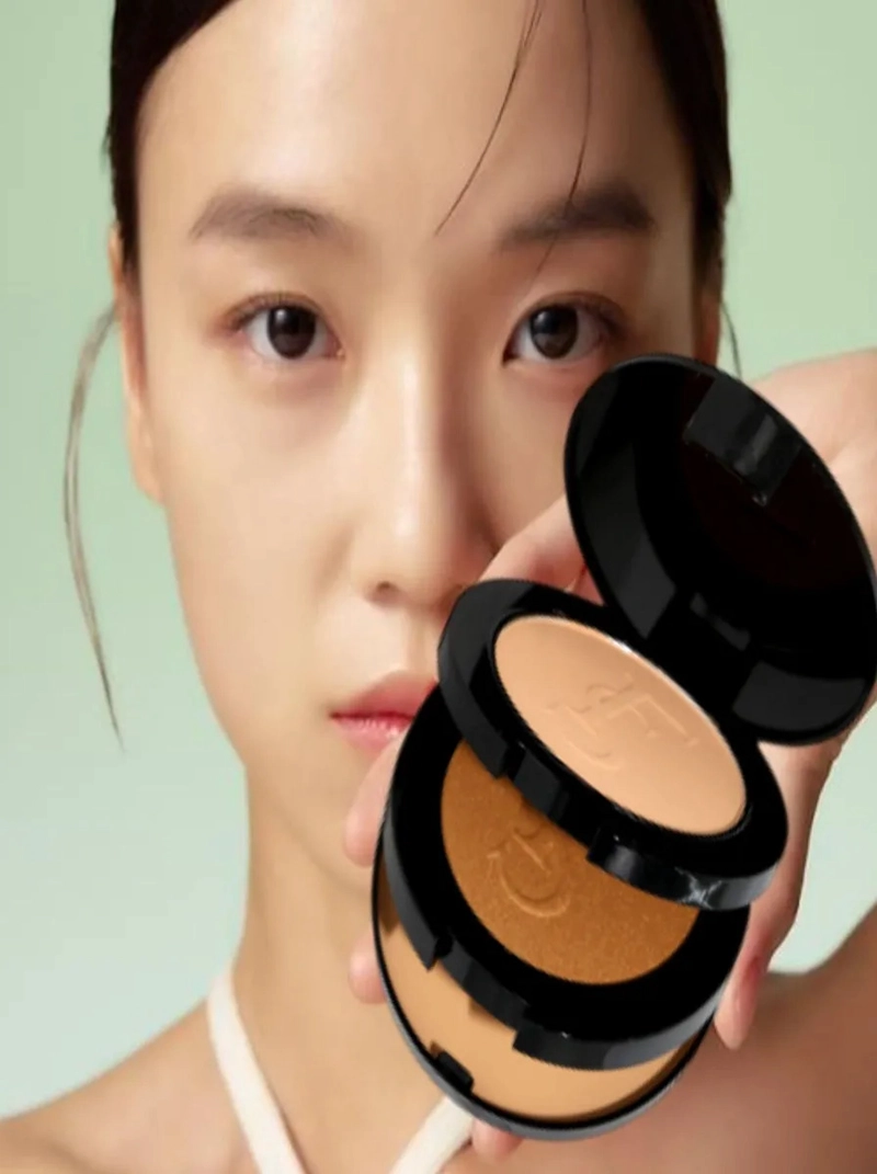 PACK 2 POLVOS COMPACTO BASE E ILUMINADOR 3EN1 MAQUILLAJE LAU - 5