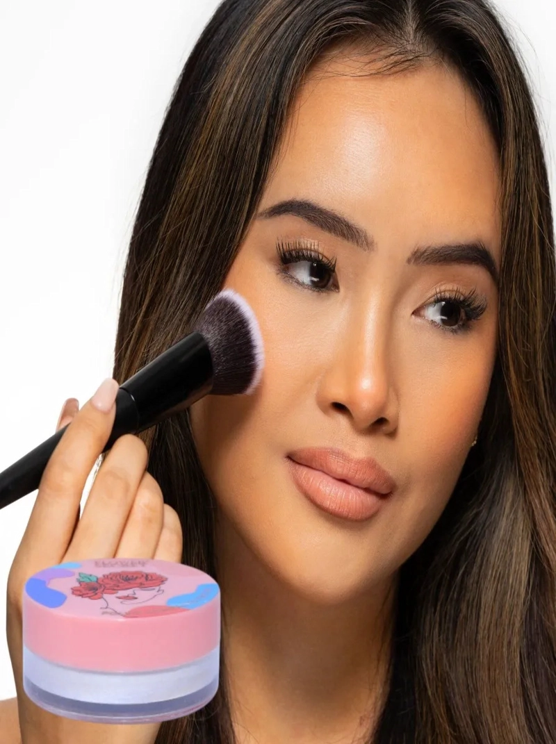 PACK 3 POLVOS COMPACTO FACIAL TRASLUCIDO MAQUILLAJE LAU - 2