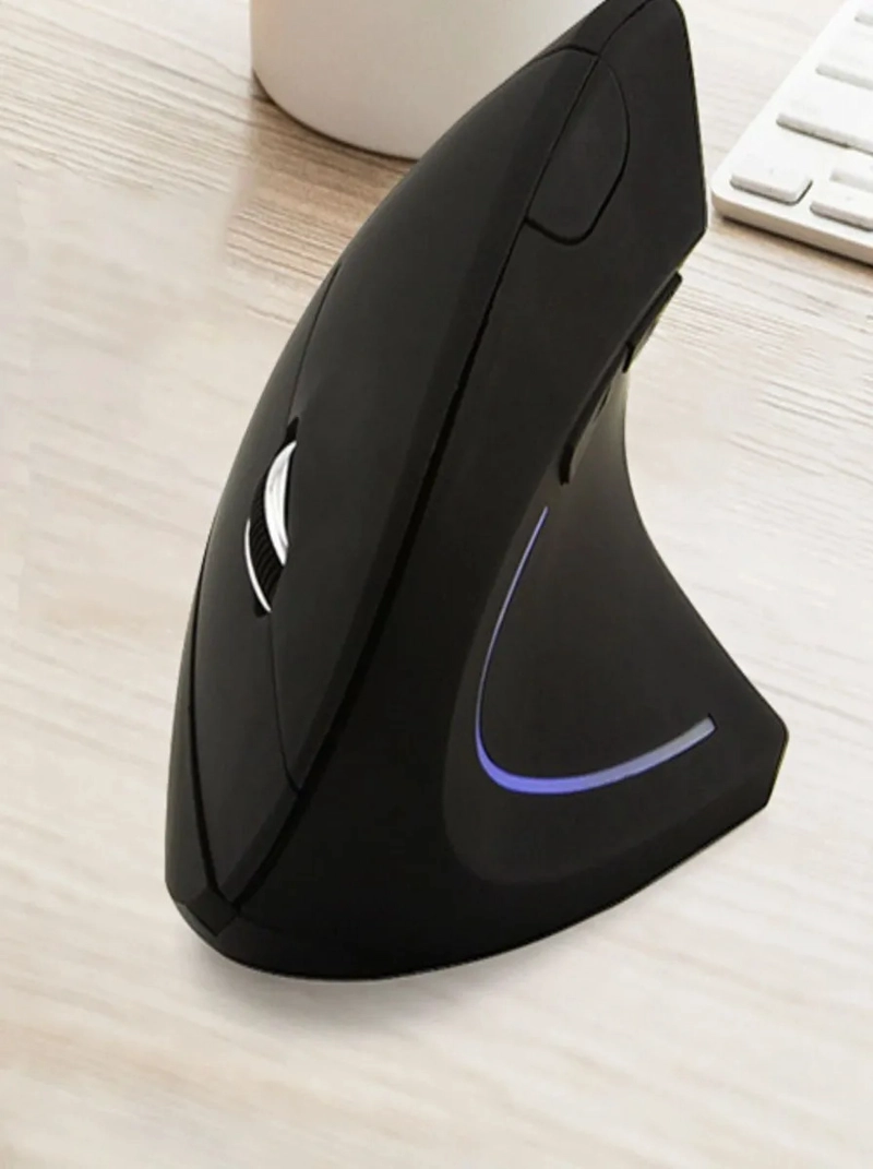 MOUSE ERGONOMICO VERTICAL INALAMBRICO PC LAPTO LAU - 6