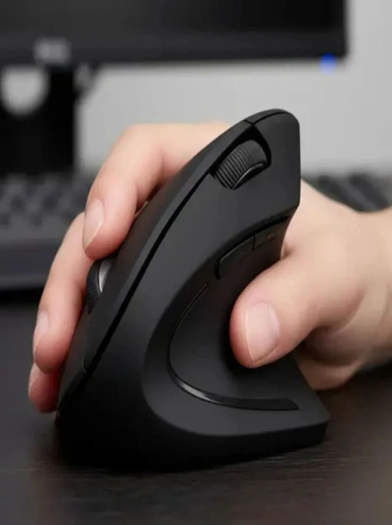MOUSE ERGONOMICO VERTICAL INALAMBRICO PC LAPTO LAU - 8