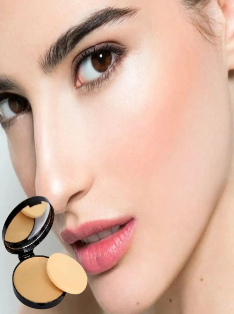 PACK 24 POLVOS COMPACTOS MATE MAQUILLAJE NATURAL LAU - 4